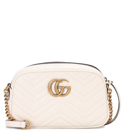 white gucci marmont bag|Gucci Marmont large shoulder bag.